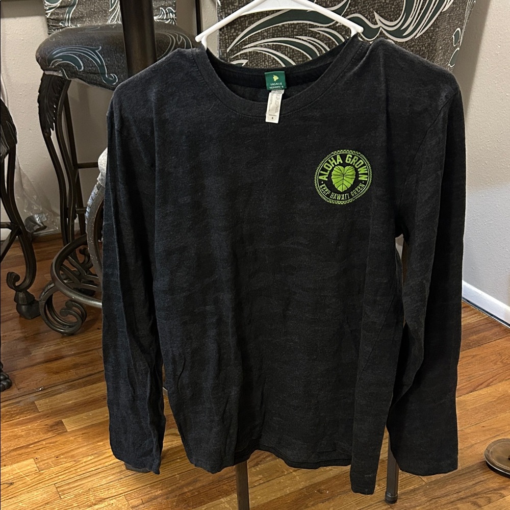 Aloha Grown- light Camo grey long sleeve shirt